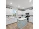 Kitchen with white cabinets, stainless steel appliances, and a large island for entertaining at 204 Honey Horn Dr, Summerville, SC 29486