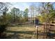Covered chicken coop in fenced backyard, perfect for keeping chickens safe and sound at 2042 Highway 402, Moncks Corner, SC 29461
