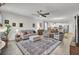 Open-concept living room with stylish furnishings, ample seating, and a bright, airy ambiance at 222 Hayworth Rd, Summerville, SC 29486