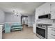 Kitchen showcases stainless steel appliances and a dining nook with ample room for a dining table at 227 Lipman St, Summerville, SC 29483