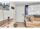 Comfortable living room featuring hardwood floors and a flat-screen television at 237 Cypress Dr, Walterboro, SC 29488