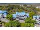 Aerial view of complex showing location of unit for sale at 2413 Racquet Club Dr, Seabrook Island, SC 29455