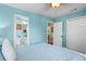 Bedroom boasts easy access to the bathroom and closet at 2413 Racquet Club Dr, Seabrook Island, SC 29455