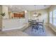 Open dining area featuring a table, chairs, and seamless connection to the kitchen at 255 Longford Dr, Summerville, SC 29483
