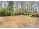 Backyard featuring mature trees and a wooden deck at 298 Hook Ln, Mount Pleasant, SC 29464