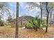 Backyard featuring mature trees and palm trees at 298 Hook Ln, Mount Pleasant, SC 29464