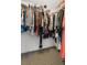 Walk-in closet with ample storage space and a variety of clothing and accessories at 298 Hook Ln, Mount Pleasant, SC 29464