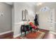 Elegant foyer features hardwood floors, a decorative mirror and lighting fixture for an inviting welcome at 298 Hook Ln, Mount Pleasant, SC 29464