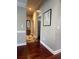 Hallway features hardwood floors, a rug, and a decorative table at 298 Hook Ln, Mount Pleasant, SC 29464