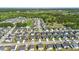 Community aerial view of homes surrounding a picturesque pond and community pool at 306 Todder Trl, Goose Creek, SC 29445