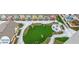 Aerial shot of landscaped courtyard featuring a pool, patio, and garden at 330 Concord St # Th 9, Charleston, SC 29401