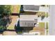 Aerial view of the home's roof and backyard, showing its placement within the neighborhood at 346 Iveson Rd, Summerville, SC 29486