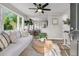 Inviting living space featuring natural light, open sightlines and modern finishes at 3484 Johan Blvd, Johns Island, SC 29455