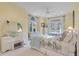 Bright bedroom with two beds, a large window and a vanity area at 3600 Henrietta Hartford Rd, Mount Pleasant, SC 29466