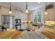 Kitchen featuring stone countertops, stainless appliances, and a copper sink at 3600 Henrietta Hartford Rd, Mount Pleasant, SC 29466