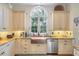 Kitchen featuring a large window over the sink and stainless steel appliances at 3600 Henrietta Hartford Rd, Mount Pleasant, SC 29466