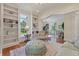Bright living room with built-in shelving and view to the front yard at 3600 Henrietta Hartford Rd, Mount Pleasant, SC 29466