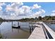 Private dock on the water, featuring seating and a platform for relaxing by the water at 3600 Henrietta Hartford Rd, Mount Pleasant, SC 29466