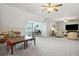 Spacious bonus room with both play and lounge areas, perfect for Gathering activities at 5691 Captain Kidd Rd, Hollywood, SC 29449