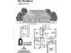 Blueprint showing the floorplan and elevation of The Bradbury home design with square footage at 777 Hamlet Cir, Goose Creek, SC 29445