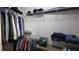 Walk-in closet featuring metal shelving stocked with folded and hanging clothes at 8107 Old London Rd, North Charleston, SC 29406