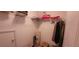 A walk-in closet that contains several items for organization or clothing at 8107 Old London Rd, North Charleston, SC 29406