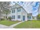 Charming two-story home with manicured lawn, inviting curb appeal and blue shutters at 83 Creekside Dr, Summerville, SC 29485