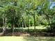 View of backyard features grass, metal fence, and trees at 9677 Islesworth Way, Summerville, SC 29485