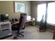 Functional home office with a desk, storage, and great natural light for productivity at 9677 Islesworth Way, Summerville, SC 29485
