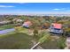 Aerial view showcases waterfront homes, marshland, and a serene coastal setting at 1214 Tabby Dr, Folly Beach, SC 29439