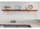 Kitchen counter with decorative dishware and modern appliances at 1214 Tabby Dr, Folly Beach, SC 29439
