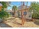 Backyard featuring mature trees, well-maintained landscaping, and natural light; ideal for relaxation and enjoying nature at 106 Sago Palm Ct, Summerville, SC 29483