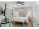 Beautifully decorated bedroom with a king bed, stylish furniture, and soothing decor at 108 High Hammock Villas Dr, Seabrook Island, SC 29455