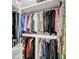 Well-organized closet with an array of hanging clothes, shelves, and ample storage space at 118 Congress St # F, Charleston, SC 29403