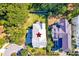 Stunning aerial view of property featuring rooftop and green surroundings at 1212 Clonmel Pl, Mount Pleasant, SC 29464