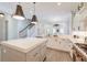 Gourmet kitchen with quartz countertops, stainless appliances, and a large island at 1212 Clonmel Pl, Mount Pleasant, SC 29464