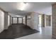 Unfinished basement featuring concrete block walls, storage shelving, and two-tone flooring at 1470 Eutaw Battalion Dr, Charleston, SC 29412