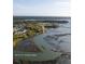Aerial view of Freeman's Point community dock and boat landing at 1470 Eutaw Battalion Dr, Charleston, SC 29412