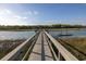 Beautiful water view from community pier in an established neighborhood at 1470 Eutaw Battalion Dr, Charleston, SC 29412