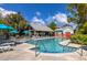 Full view of community pool, picnic area, and dressing rooms in desirable neighborhood at 1470 Eutaw Battalion Dr, Charleston, SC 29412