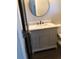 Bathroom features a vanity with marble countertop and a modern sink at 1496 Cypress Pointe Dr, Mount Pleasant, SC 29466