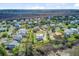 Scenic aerial view of a coastal community with beautiful homes and lush green landscaping at 1500 Bower Ln, Johns Island, SC 29455