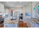 Island kitchen featuring granite countertops, stainless steel appliances, and pendant lights at 1500 Bower Ln, Johns Island, SC 29455