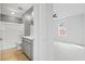 Bathroom with tiled shower/tub and vanity, located next to additional room at 154 Helena Park Dr, Summerville, SC 29486