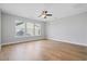 Spacious bedroom has natural light from three windows and a ceiling fan at 154 Helena Park Dr, Summerville, SC 29486