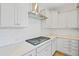 Modern kitchen featuring white cabinets, a gas cooktop, quartz counters, and stainless appliances at 154 Helena Park Dr, Summerville, SC 29486