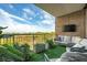 Relaxing balcony with comfortable seating and beautiful views, perfect for enjoying the outdoors at 155 Wingo Way # 433, Mount Pleasant, SC 29464