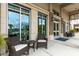 Relaxing outdoor patio with comfortable seating, perfect for enjoying fresh air and views at 155 Wingo Way # 433, Mount Pleasant, SC 29464