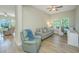 Cozy living room provides a comfortable seating arrangement with ample space for relaxation and an office at 1623 Adventure Xing # 109, Mount Pleasant, SC 29466