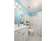 Bright bathroom with white cabinets, granite countertop, and shower with tub at 1977 Pierce St, Charleston, SC 29492